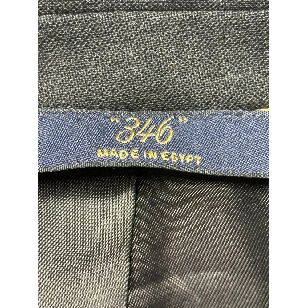 Brooks Brothers 346 Men's NAVY color Wool‎ Blend Suit Blazer Jacket 43R Stretch